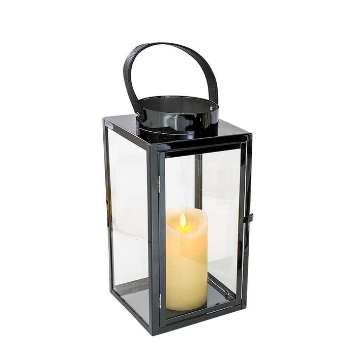 MW6210NM Farol Boston Negro Humo Mediano 16(P)X16(L)X34(A) Cm.