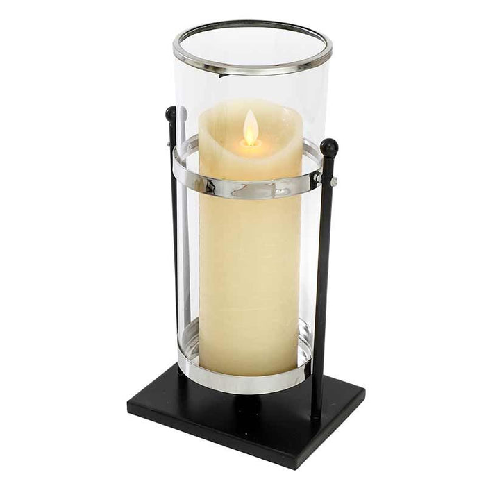 MW9835P Farol Bourbon Street Plata 11.5(P)X15(L)X30(A) Cm.