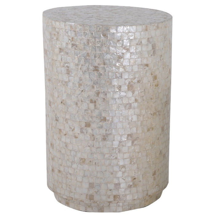 OP1902P Pedestal Alto Redondo MadrePerla 50(D)X74(A) cm.
