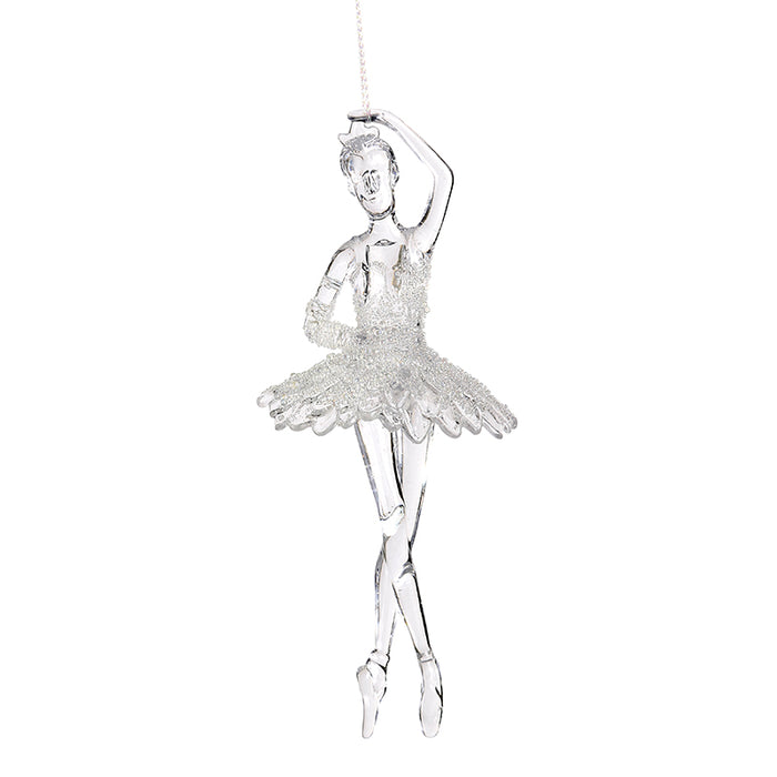 RH0716 Ornamento Bailarina De Hielo 4ta.Posición 16 Cm.