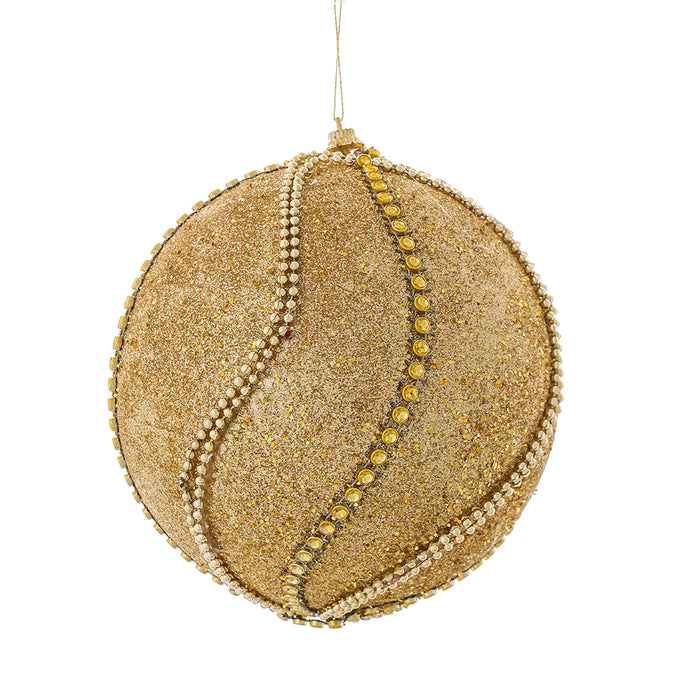 RJL1969 Esfera Espiral Pedreria 15 Cm.