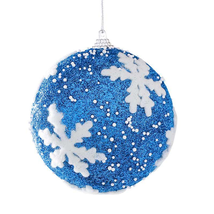 RJL198 Esfera Azul Cobalto Nevada 10 Cm.