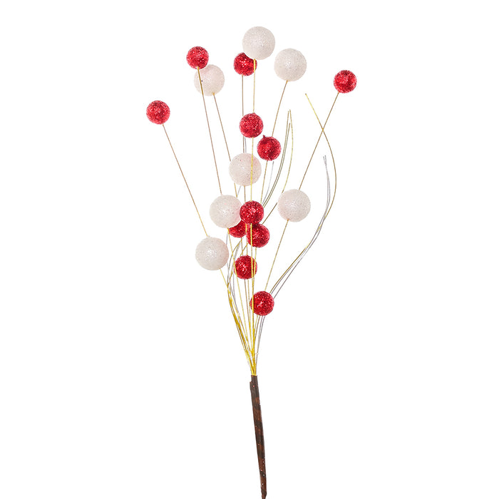 RJL1992 Rama Metálica Con Esferitas 45 cm.