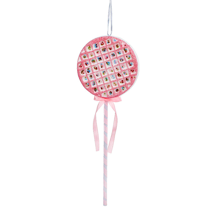 RJL248 Paleta Waffle Rosa Grande 38 Cm.