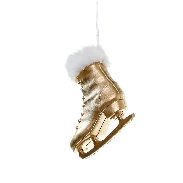 RJL311 Patín De Hielo Oro Metálico 12 Cm.