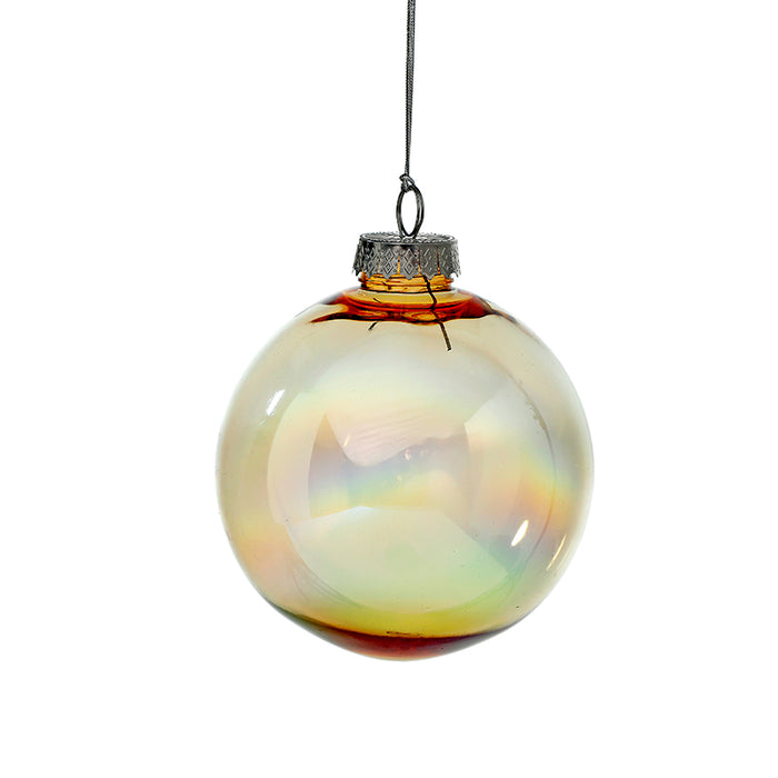 RJL391A Esfera Bubble Ámbar 18 Cm.