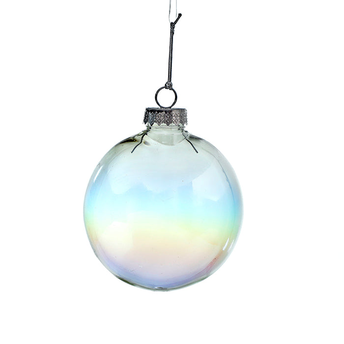 RJL396A Esfera Flat Bubble Iridiscente 18 Cm.
