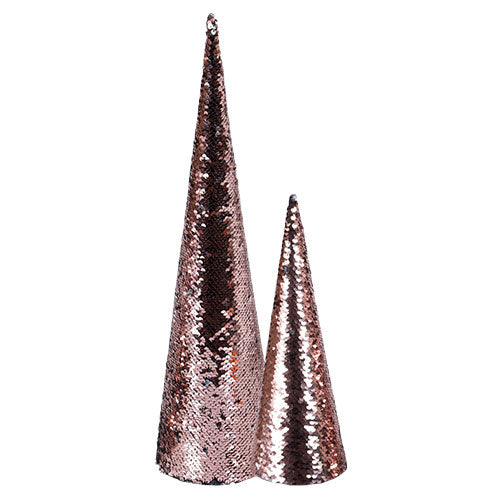 RJL937C Pino lentejuela Cobre/Plata 30 cm.