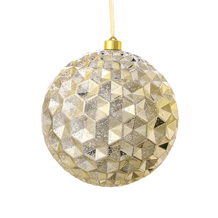 RJL959O Esfera Honeycomb Oro 15 cm.