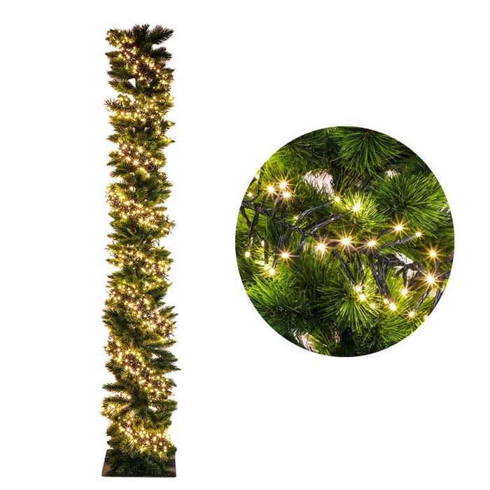TCB600S Guirnalda 600 Luces Led Blanco Brillante 3.5 Mts.