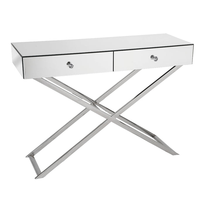 TGD1861 Consola Espejo Mondrian 2 Cajones 111cm.(L) x40cm.(P) x80cm.(A)