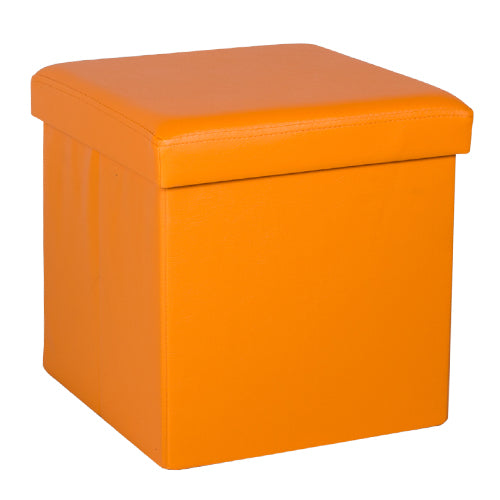 WQ38-MG Ottoman Sencillo Mango en Piel Sintética 38x38x38