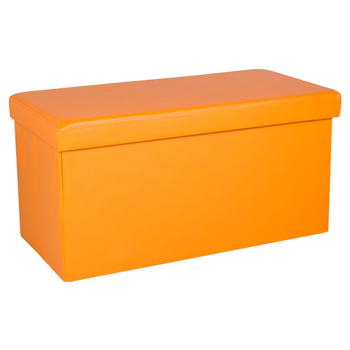 WQ76-MG Ottoman Doble Mango en Piel Sintética 76x38x38 cm.