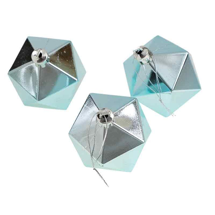 WZ003H Set 3 Esferas Cluster Hielo 6 cm.