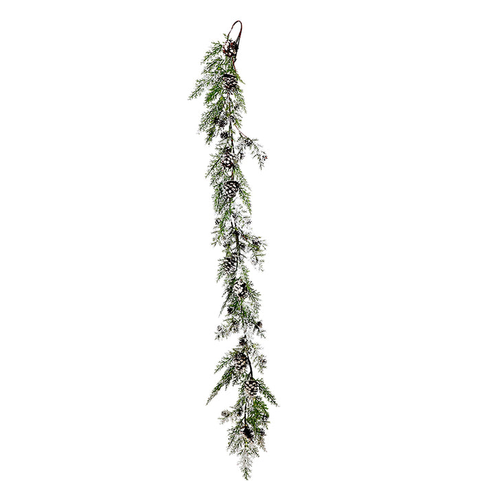 XH446 Guirnalda Pino Nevado 130 Cm.