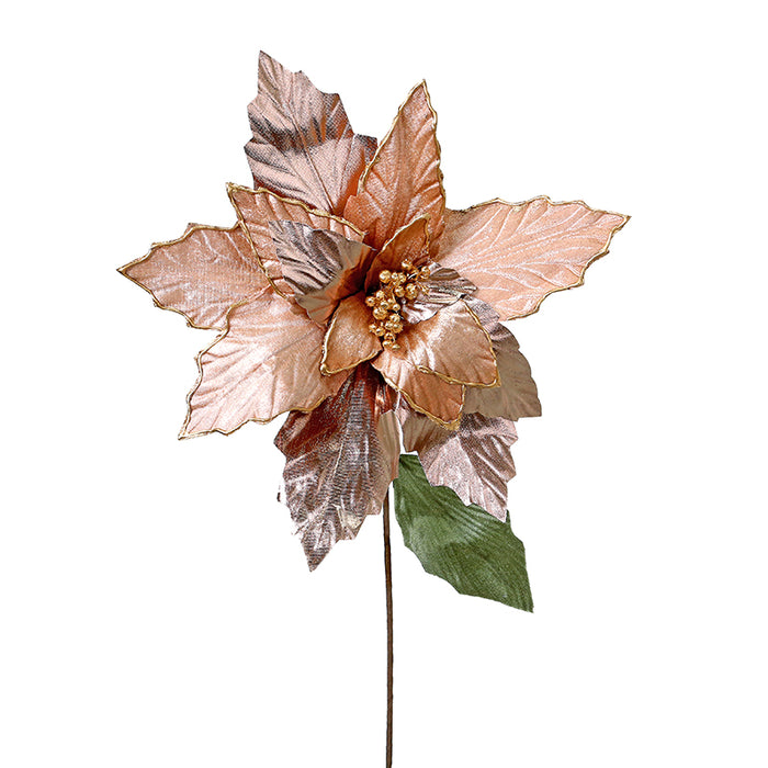 XH88G Nochebuena Oro Rosado Grande 40(D)X69(A) Cm.