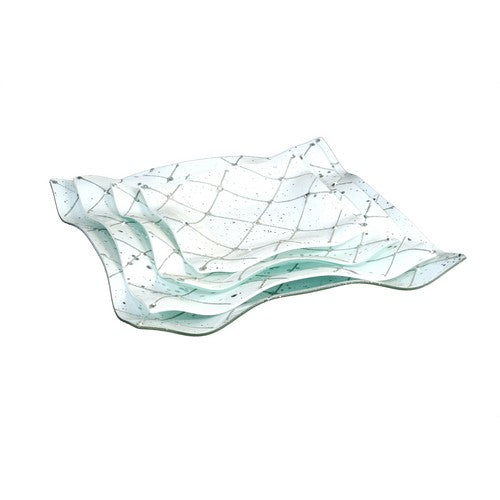 YQ079-4 Plato Rombo Diamante 33x33 cm.