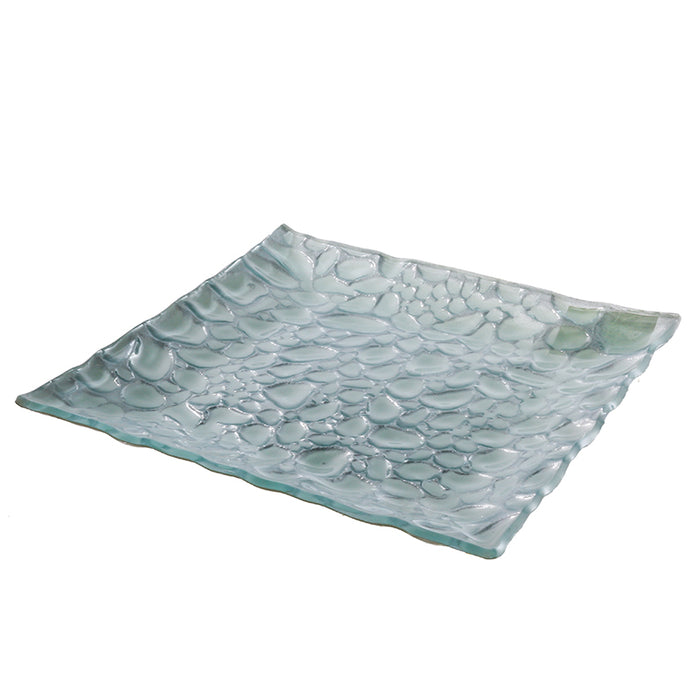 YQ345-2 Plato Pebbles Plata 24.5 cm.