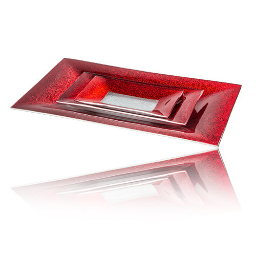 YQ349-1 Platón Listón Rojo 18 cm.