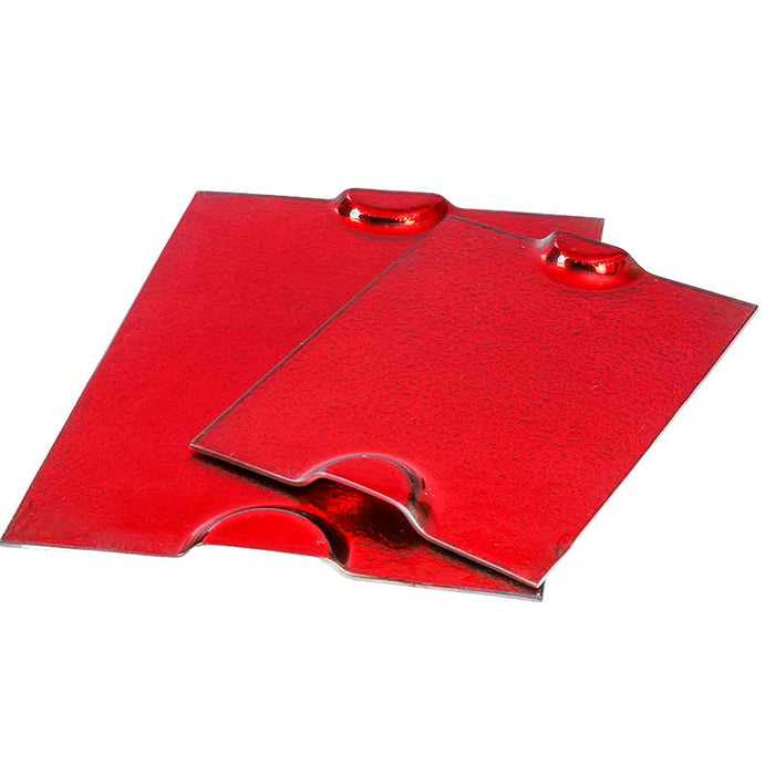 YQ9632R Charola Banquete Rojo 28(P)X36(L) Cm.