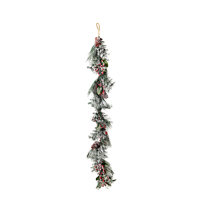 YS2196 Guirnalda Pino Winter Frost 153 Cm.