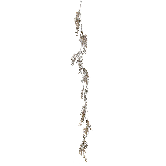YS9247 Guirnalda Frost Metálico 180 Cm.