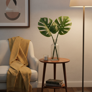 AL50017  Hoja Monstera para Arreglos 40cm.