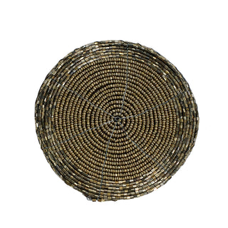 BH1533O Portavasos Pedrería Oro 10 Cm