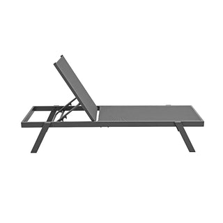 BK3510A Camastro Tenerife Antracita Estibable con acabado para exterior 65cm(L) x 198cm(P) x 35/97cm(A)