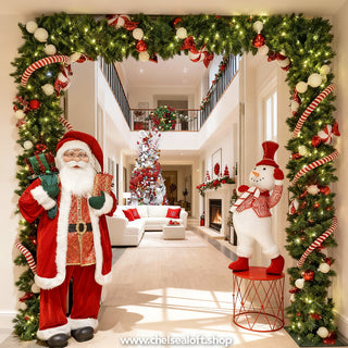 LO24534 Gran Mono de Nieve Carnaval 55 x 135 cm.