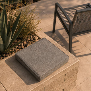 SCL58CO Cojín de Poliéster Gris para sillones y bancos línea Mallorca.