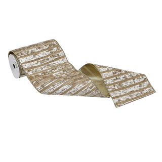 CR1081O  Listón Tela Oro Suave 15 cm. x 4.57 mts.