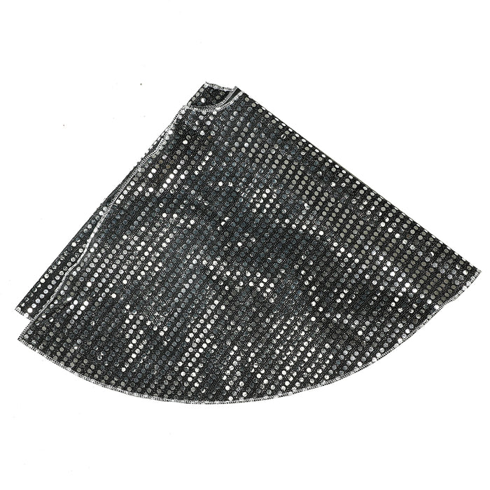 CR239NP Pie de Pino Bling Negro y Plata 90 Cm.