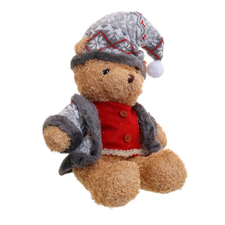 CX2326G Osito Peluche Suéter Gris 45 Cm.