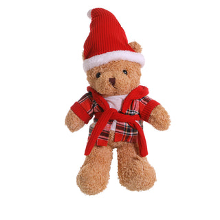 CX2326R Osito Peluche Bata Roja 45 Cm.