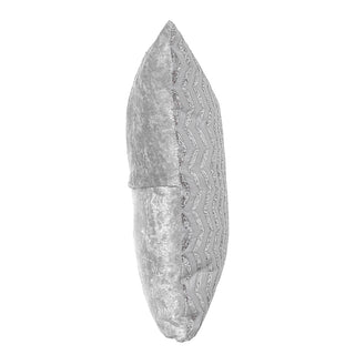 CX2334P Cojín Zig Zag Plata 45x45 Cm.