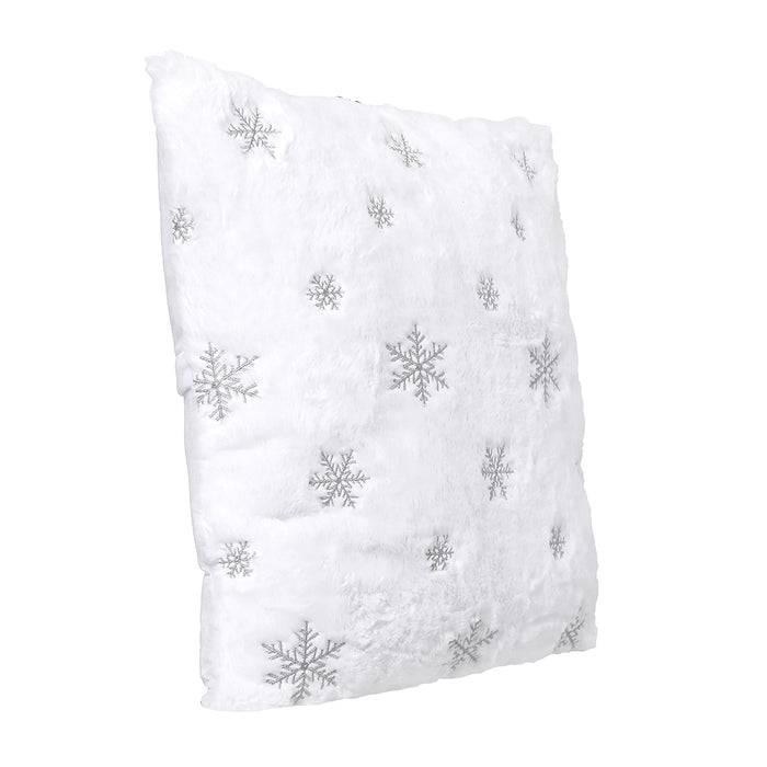 CX2351 Cojin Copos De Nieve 45x45 Cm.