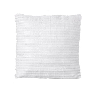 CX2361 Cojín Rayas Peluche 45x45 Cm.