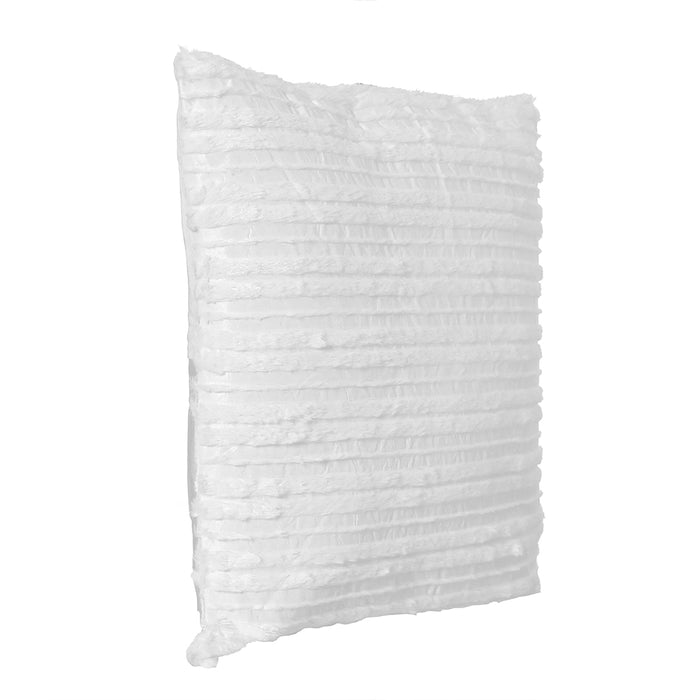 CX2361 Cojin Rayas Peluche 45x45 Cm.