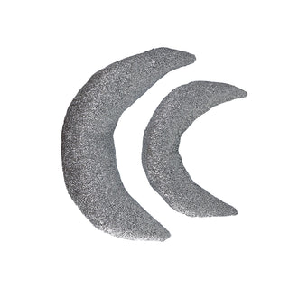 CX24586P Cojín Decorativo Luna Plata Grande 60 cm.