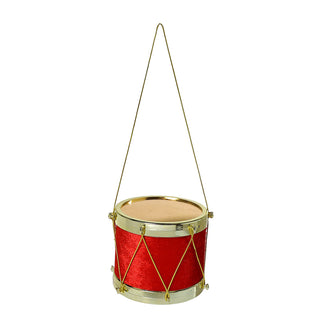 CX2468R Ornamento Tambor Rojo 10 cm.