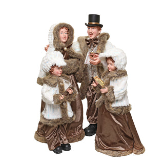 CX2525 Familia Christmas Carolers Ivory Gold 67 cm.