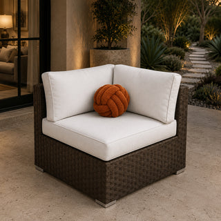 KA25EC Esquinero Kauna Oa Café Espresso 85x85x65 Cm.