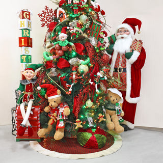 MQ6947C Torre de Regalos Christmas Metal 128x15cm.