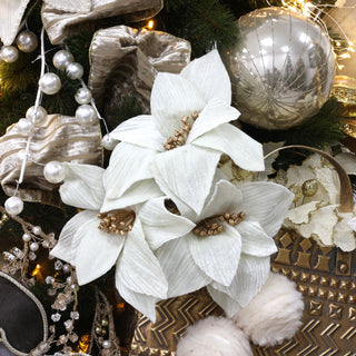 XH35M 	Nochebuena Crema Mediana26(D)X39(A) Cm.