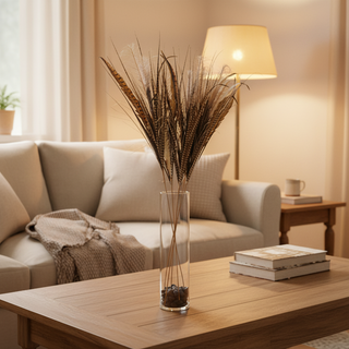 GT064B Single BulRush x2 135 cm. Brown