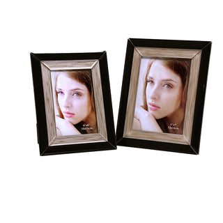HM2433NCH Portarretrato Negro Con Champaña 4x6" 18cm(L)x 23cm(A)