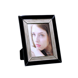 HM2434NCH Portarretrato Negro Con Champaña 5x7" 20cm(L)x 25cm(A)