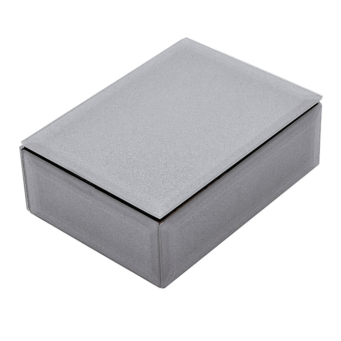 HM2441PFC Caja Rectangular Plata Frost 15cm(L)x 12cm(P)x 6cm(A)