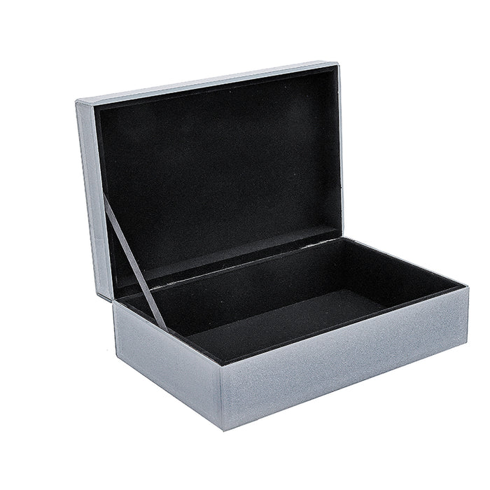 HM2444PFM Caja Joyero Mediano Plata Frost 24cm(L)x 16cm(P)x 8.5cm(A)